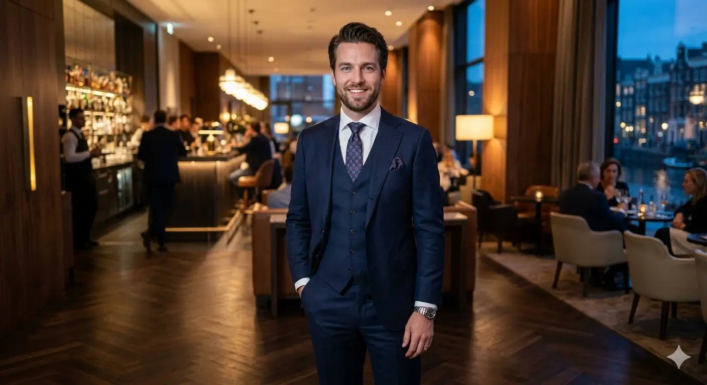 Wie trägt man einen dreiteiligen Anzug? Styling-Tipps!