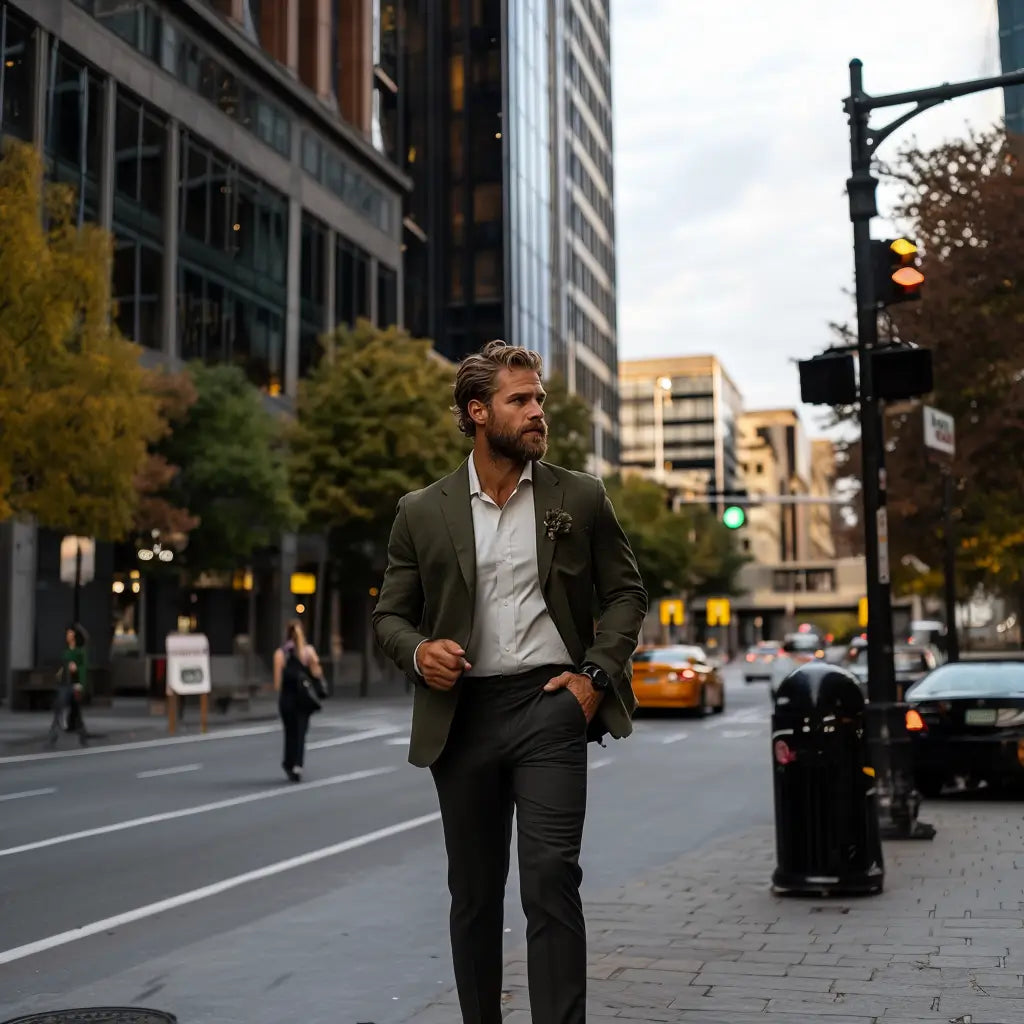 Dunkelgrünen Anzug kaufen? Entdecken Sie diese 5 Modelle