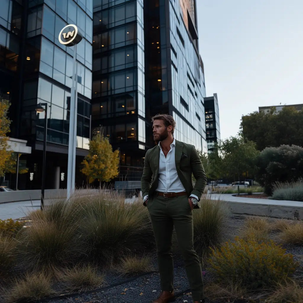 Wann wählt man einen grünen Anzug?