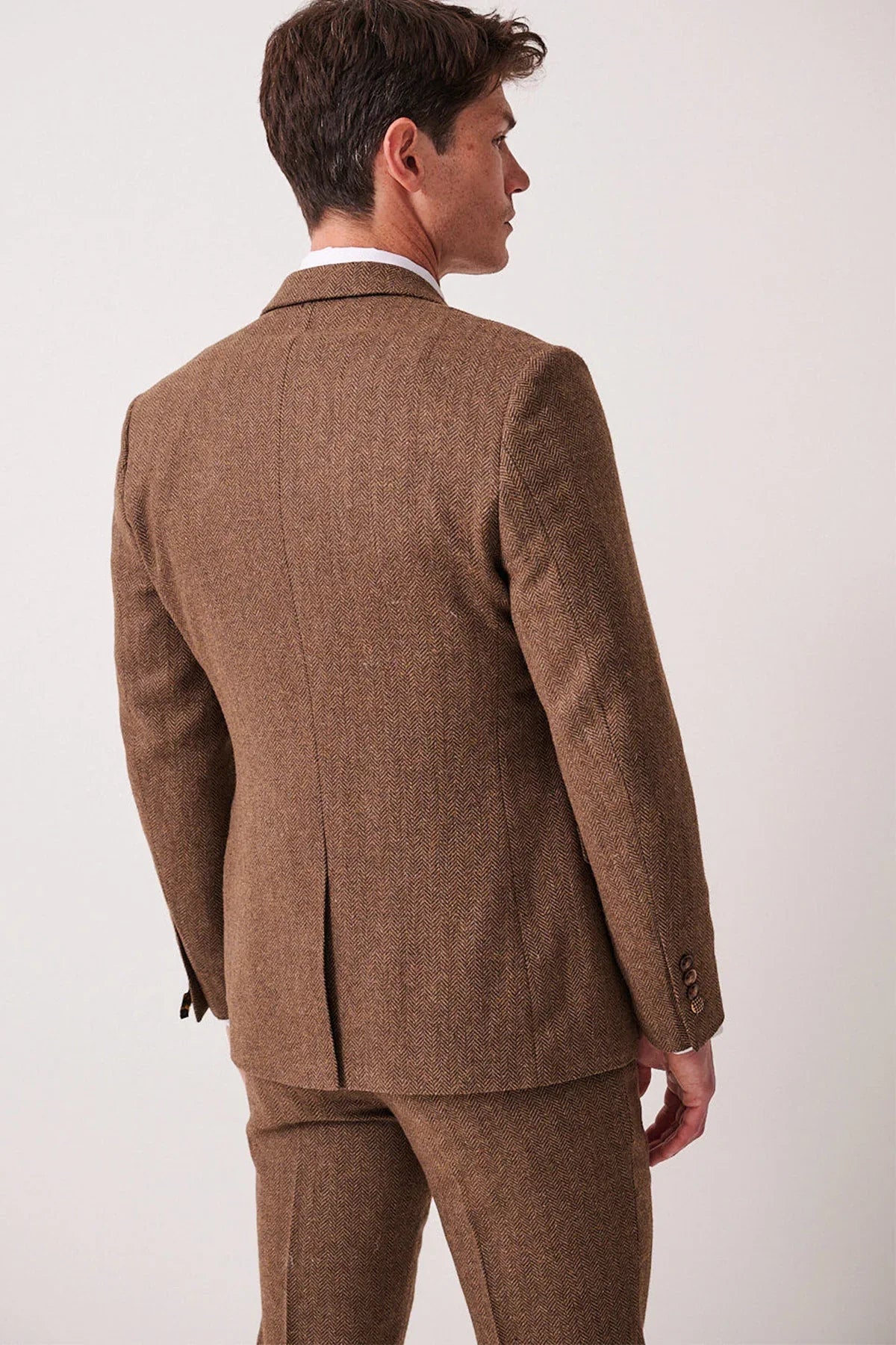 3-teilig Herren Anzug Tweed Dean Tan - Marc Darcy