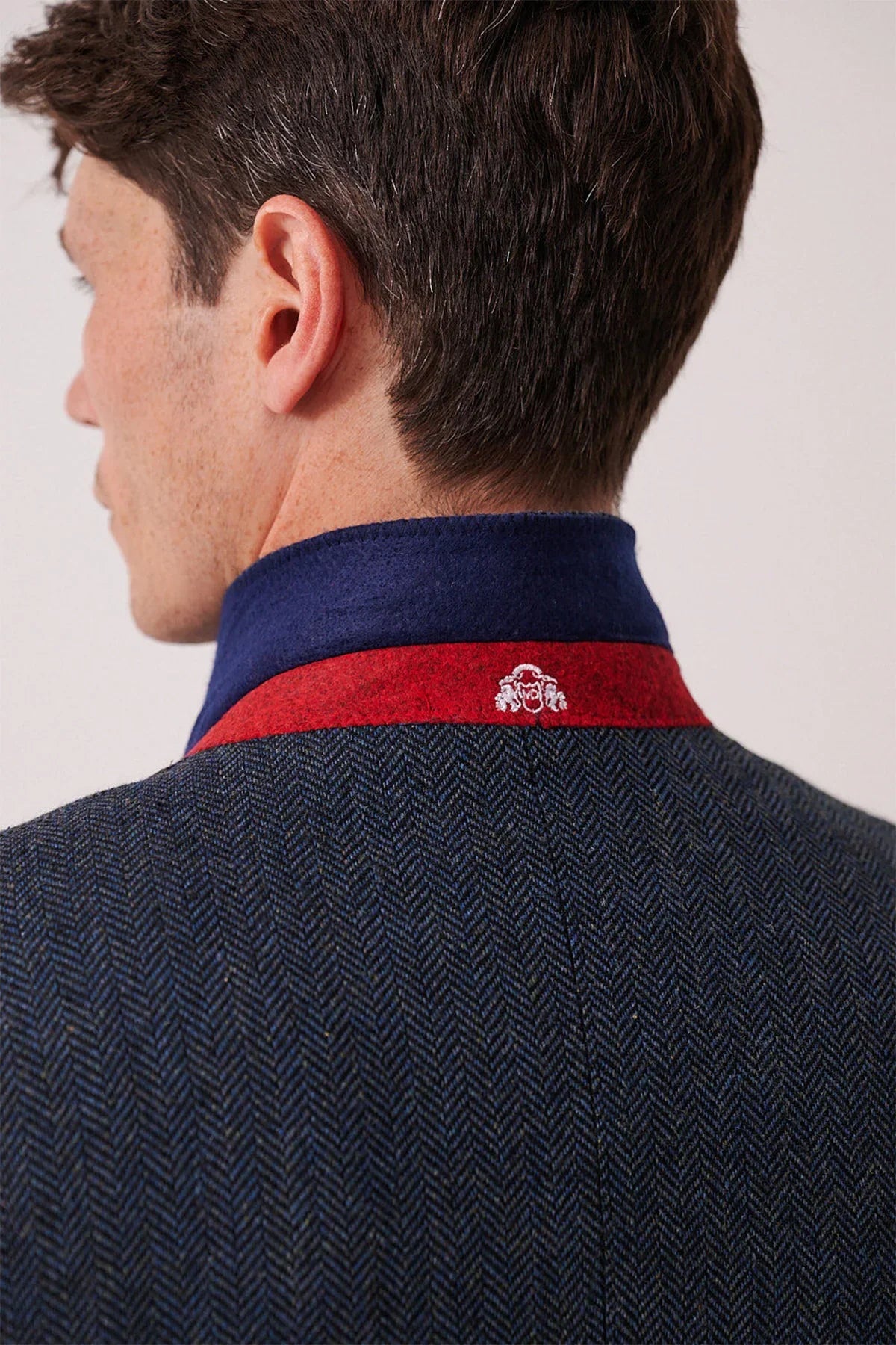 3-Teilig Herren Anzug Tweed Dean Blue - Marc Darcy