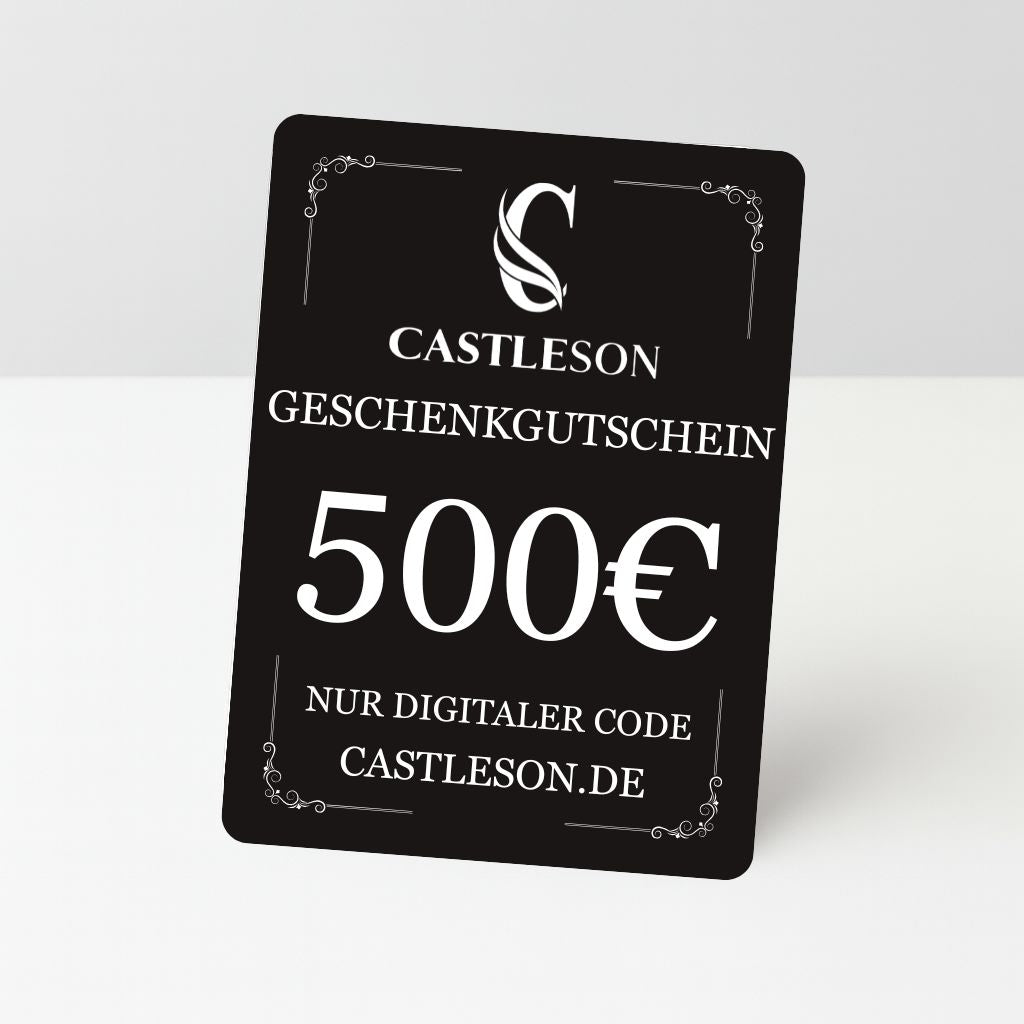 €100 CASTLESON Geschenkgutschein – Für Herrenanzüge &