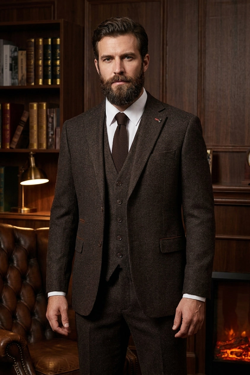 CASTLESON Chief – Gilet Bruin Heren 1
