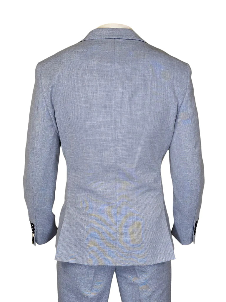 2-teiliges Set – Slim Fit Hellblauer Anzug – Cavani 2-teiliges Miami Sky Set