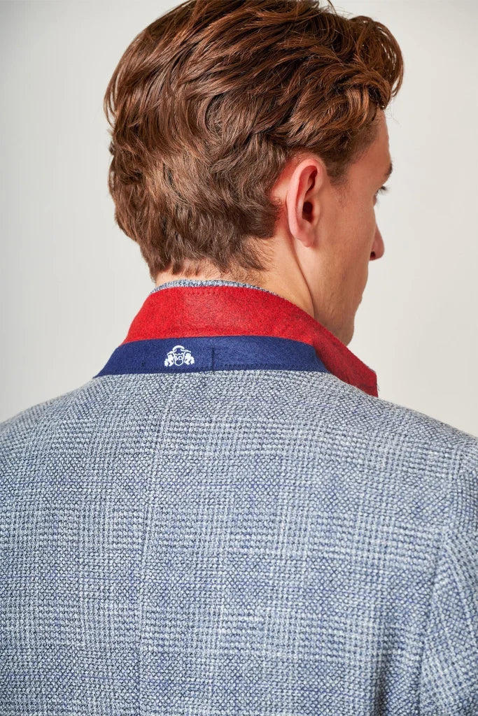 2-teiliges Tweed-Anzug – Marc Darcy Kris Sky Blue