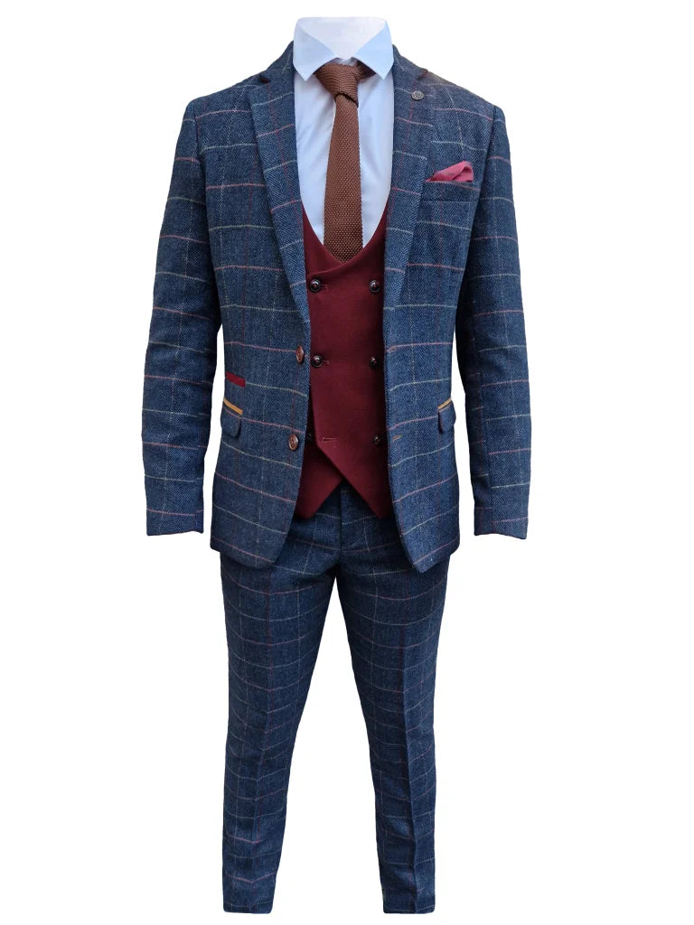 3 - teiliger Herrenanzug Tweed Eton - Mix & Match