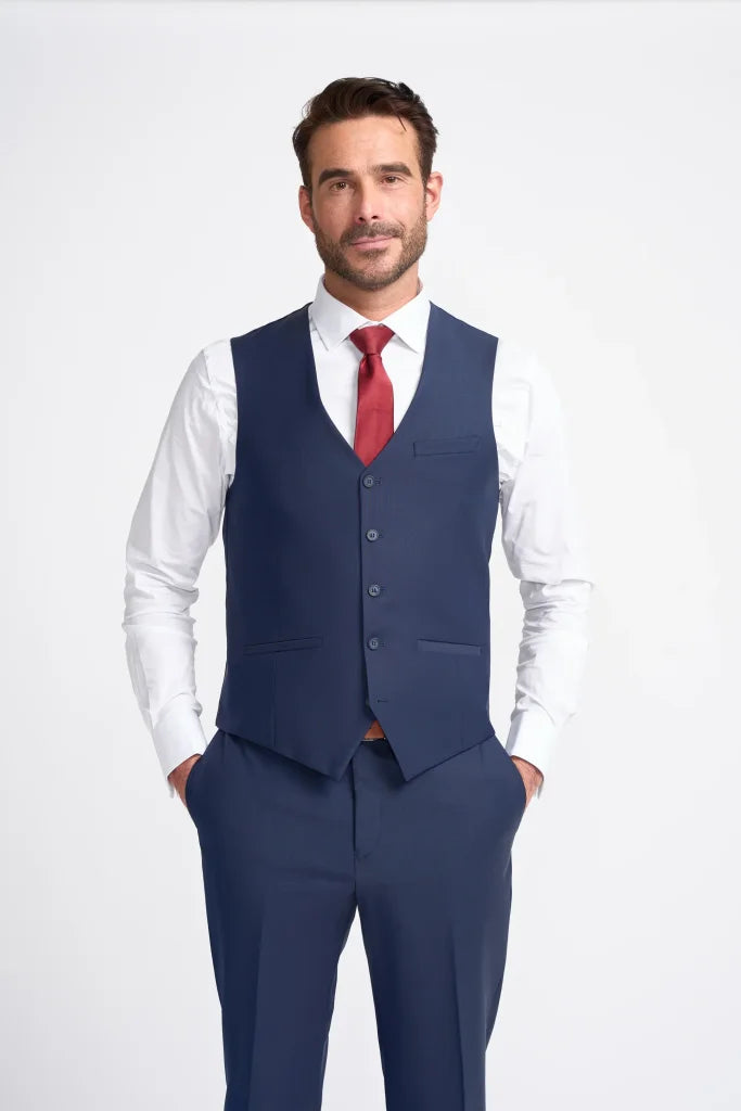 3-teiliges Navy Herrenanzug – Cavani Bond Navy - driedelig