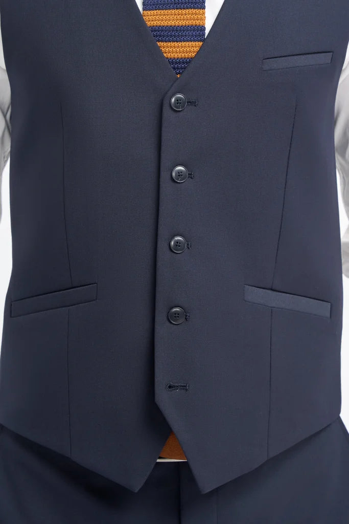 3-teiliges Navy Herrenanzug - Cavani Malibu Navy