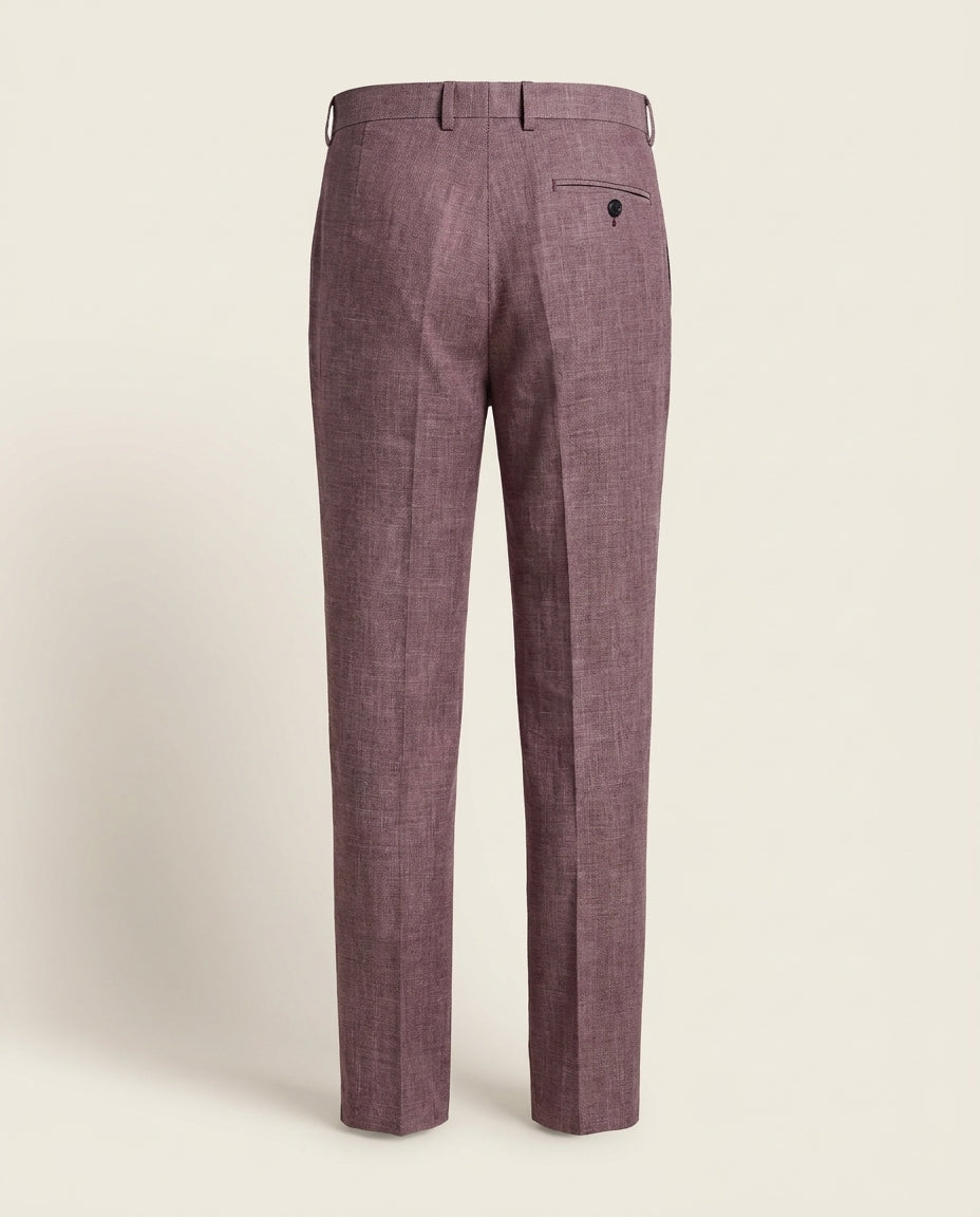 Cavani - Pantalon Lilac Slim Fit — achterkant