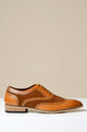 Brązowe skórzane buty, Marc Darcy Bradley - Wingtip Brogue