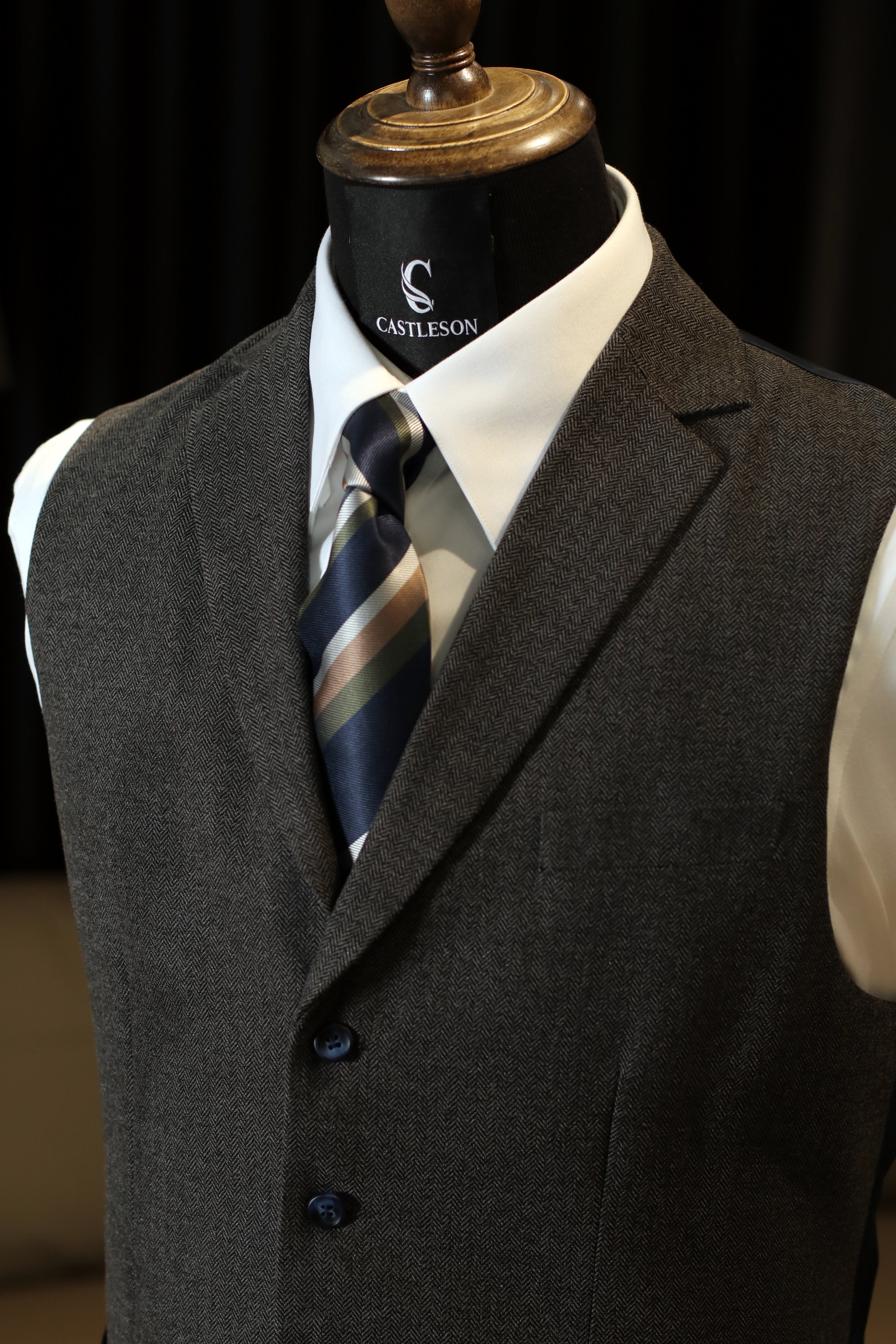 CASTLESON - Gilet Chief Grey - Gilet