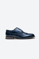 Cavani Clark Buty Granatowe - Wingtip Brogue