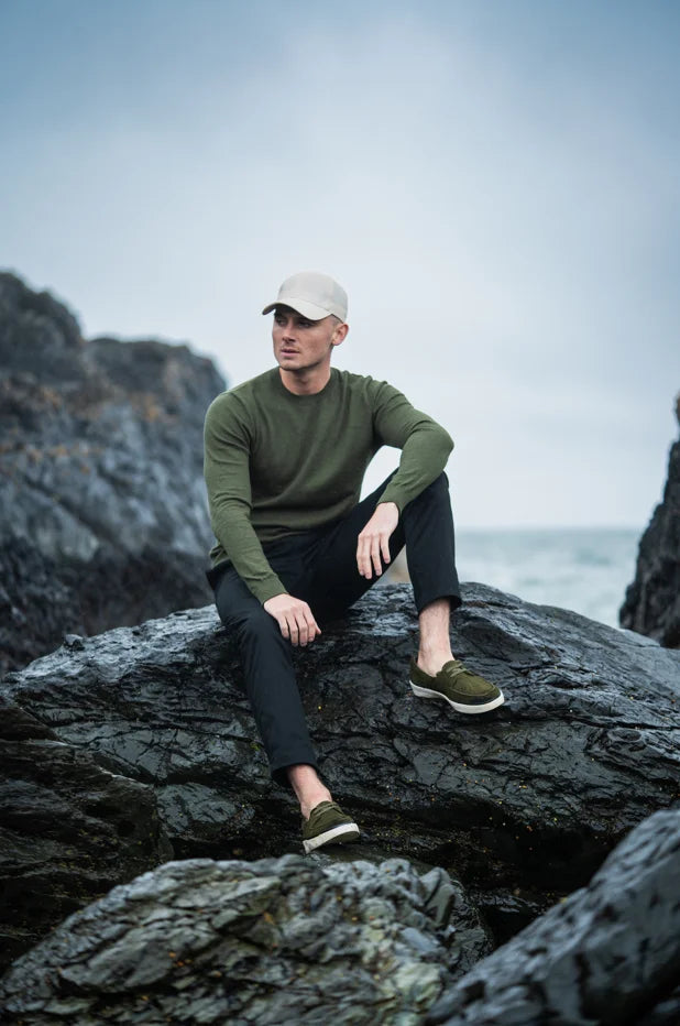 Cavani Connall Olive - Strickpullover für Herren - pullover