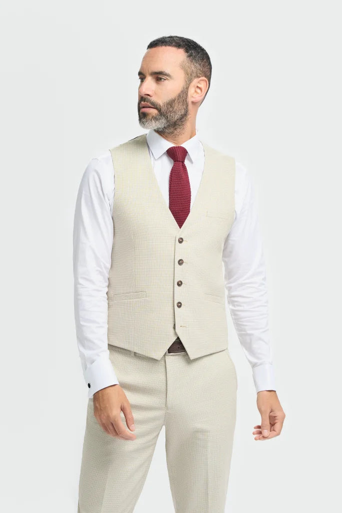 Cavani Hampton – Weste Beige - Weste