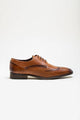 Buty Cavani Lisbon jasnobrązowe - Wingtip Brogue