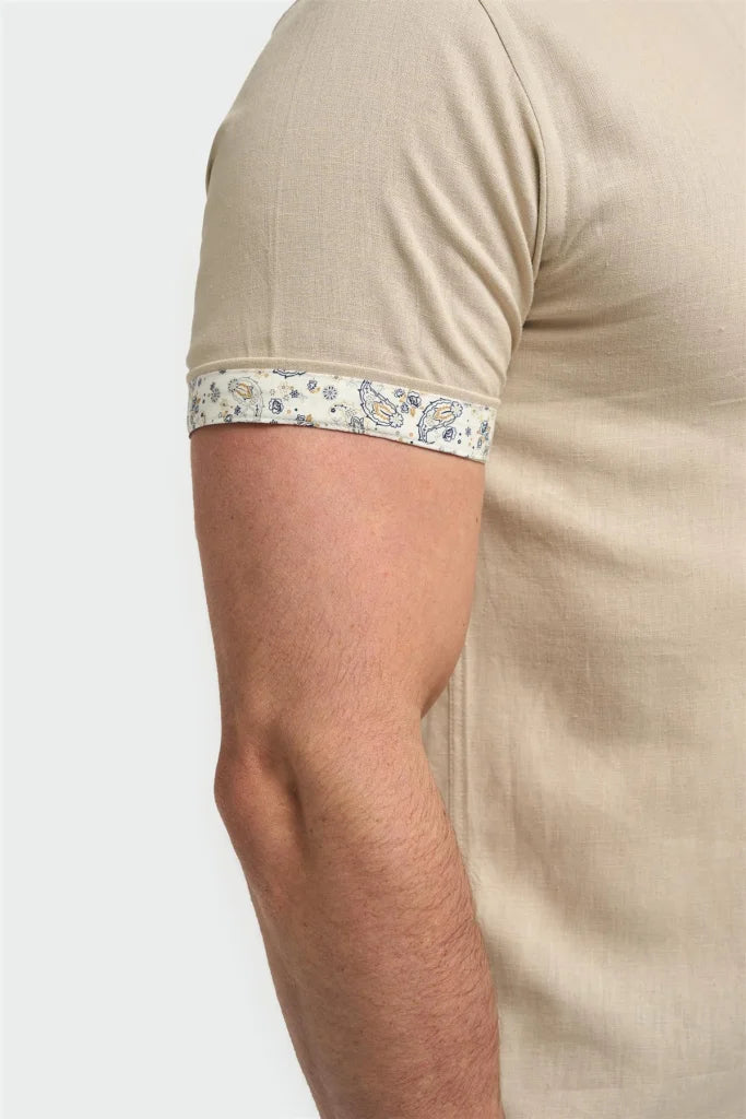 Cavani - Matera Kurzarm Taupe - Pantalon