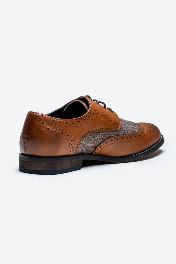 Cavani Oliver Schuhe Tan - Tweed - schoenen