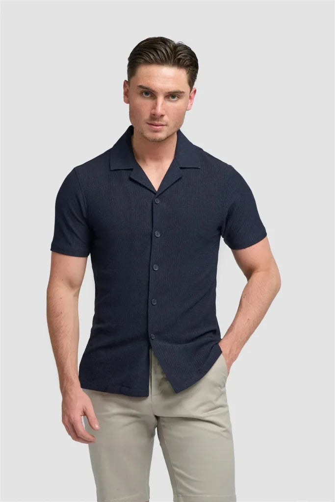 Cavani – T-Shirt Silva Marineblau - Polo