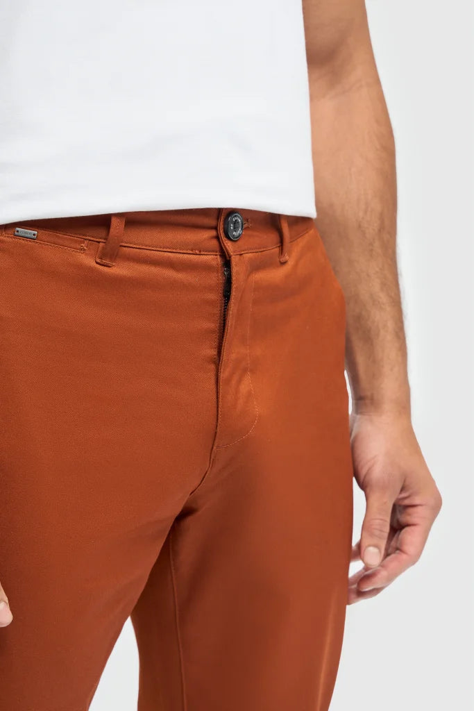Chino hose herren - Cavani Dakota mauve - Chino
