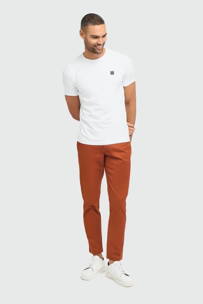 Chino hose herren - Cavani Dakota mauve - Chino
