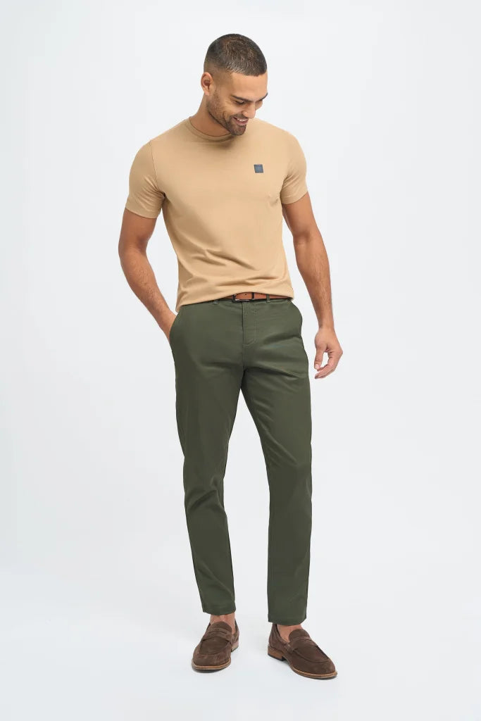 Chino hose herren - Cavani Dakota mauve - Chino