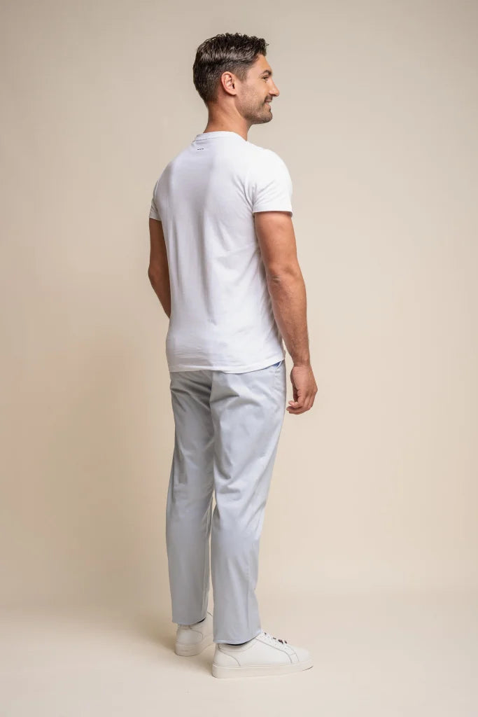 Chino hose herren - Cavani Dakota mauve - Chino