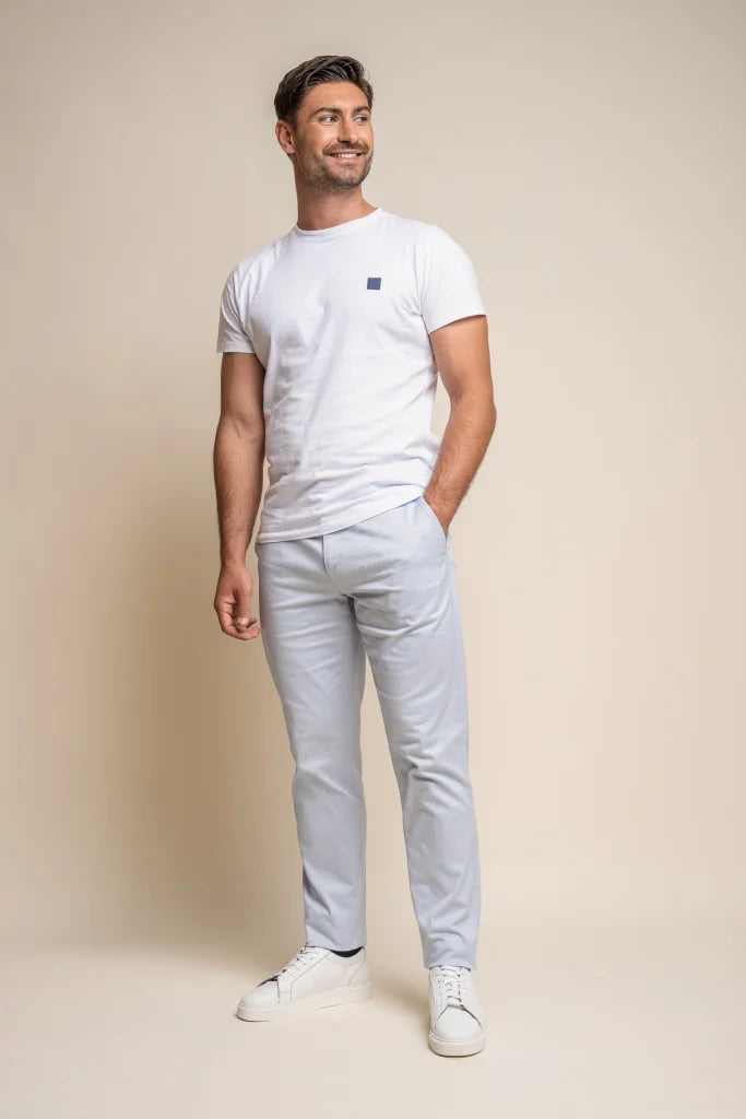 Chino hose herren - Cavani Dakota mauve - Chino
