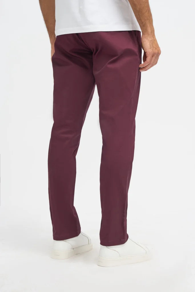 Chino hose herren - Cavani Dakota mauve - Chino