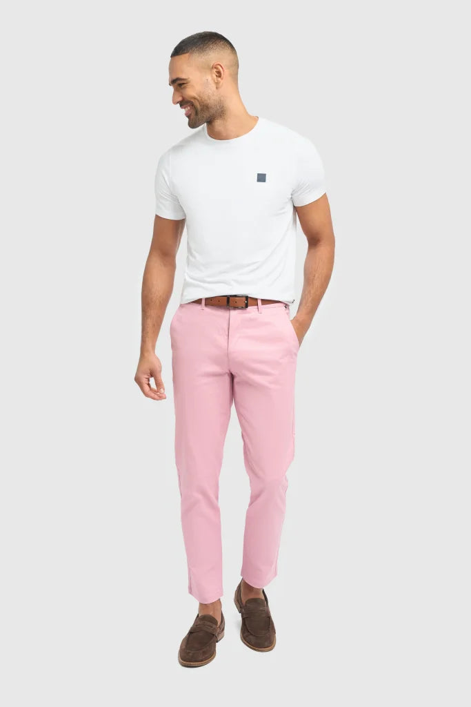 Chino hose herren - Cavani Dakota mauve - Chino
