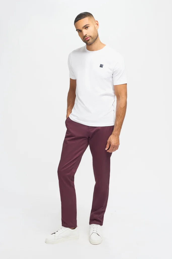 Chino hose herren - Cavani Dakota mauve - Chino