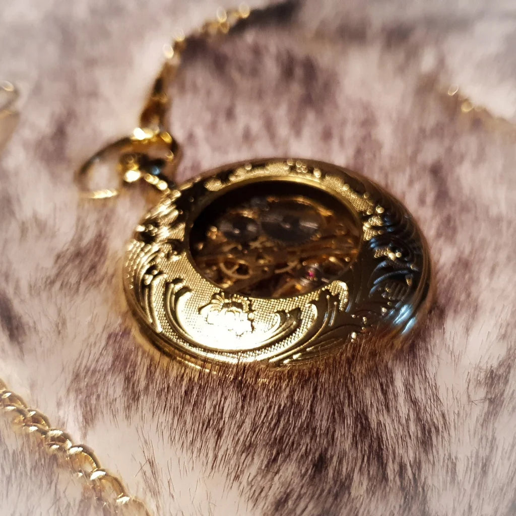 Tommy Shelby Double Cover Skeleton Pocket Watch