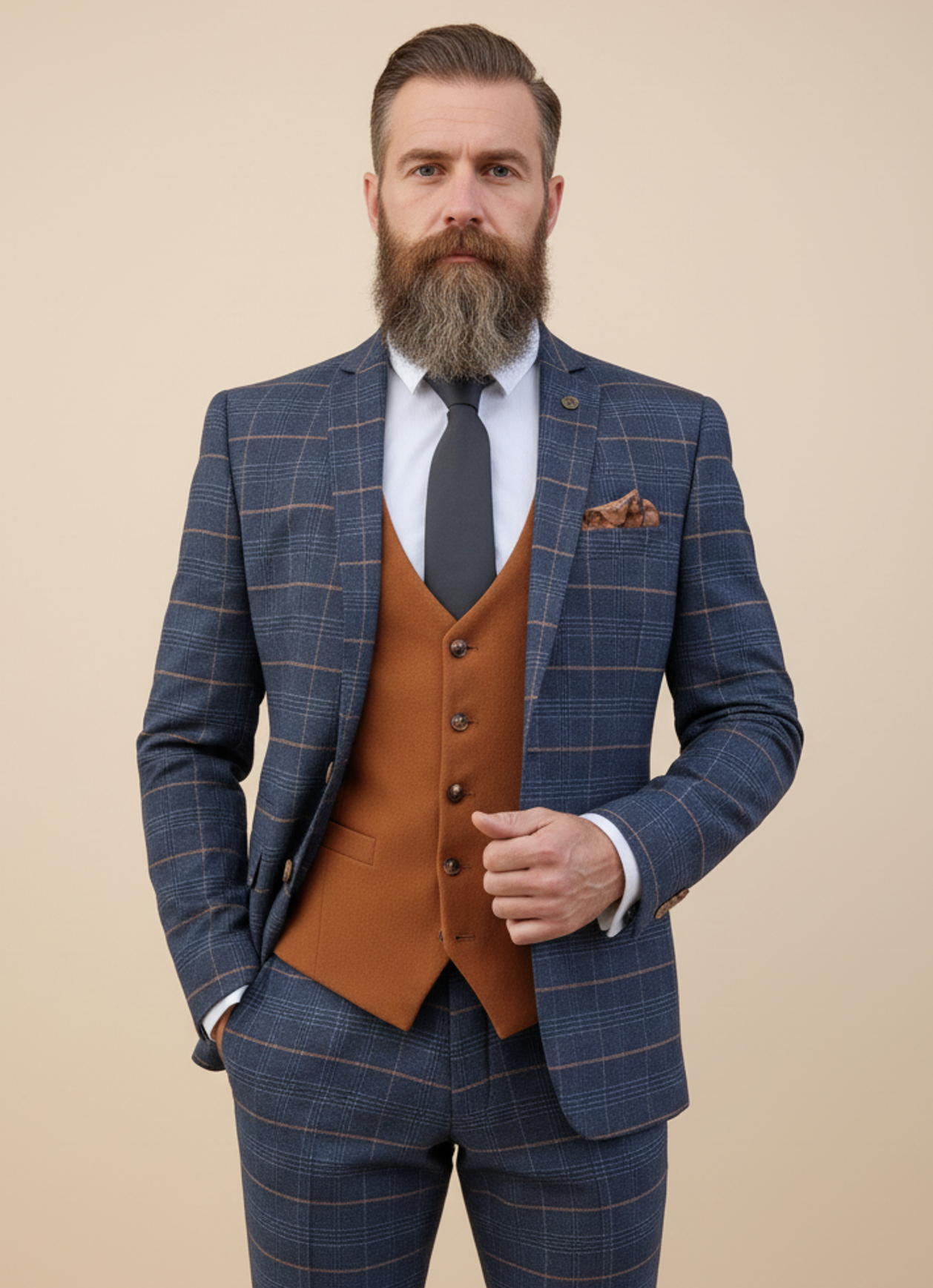 Dreiteiliger Anzug Jenson Marine Mix and Match - Marc Darcy