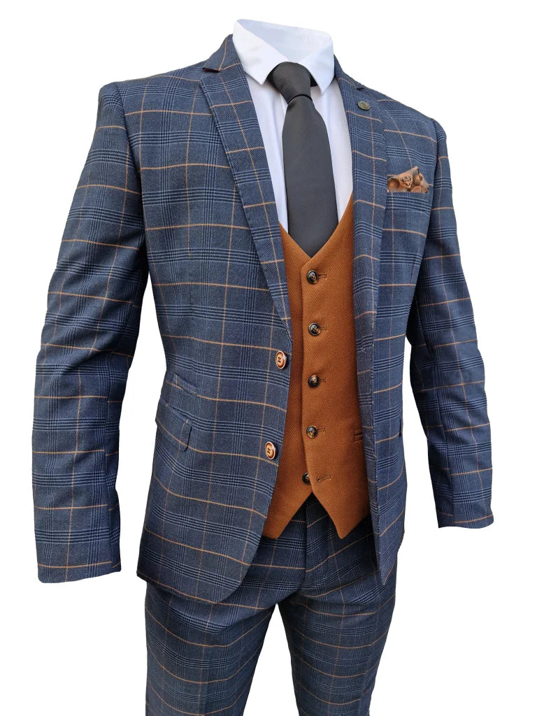 Dreiteiliger Anzug Jenson Marine Mix and Match - Marc Darcy