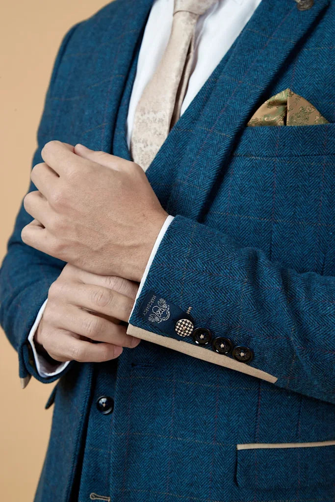 Dreiteiliger Herrenanzug Dion blue Mix and Match - Marc