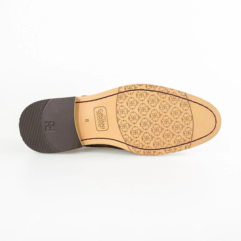 Edle Schuhe | Cavani Ellington Braun Tweed - schoenen