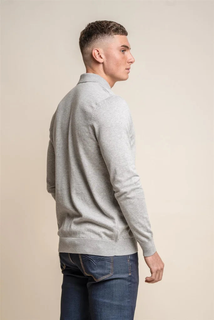 Falcao Air Force - Pullover für Herren mit Reißverschluss