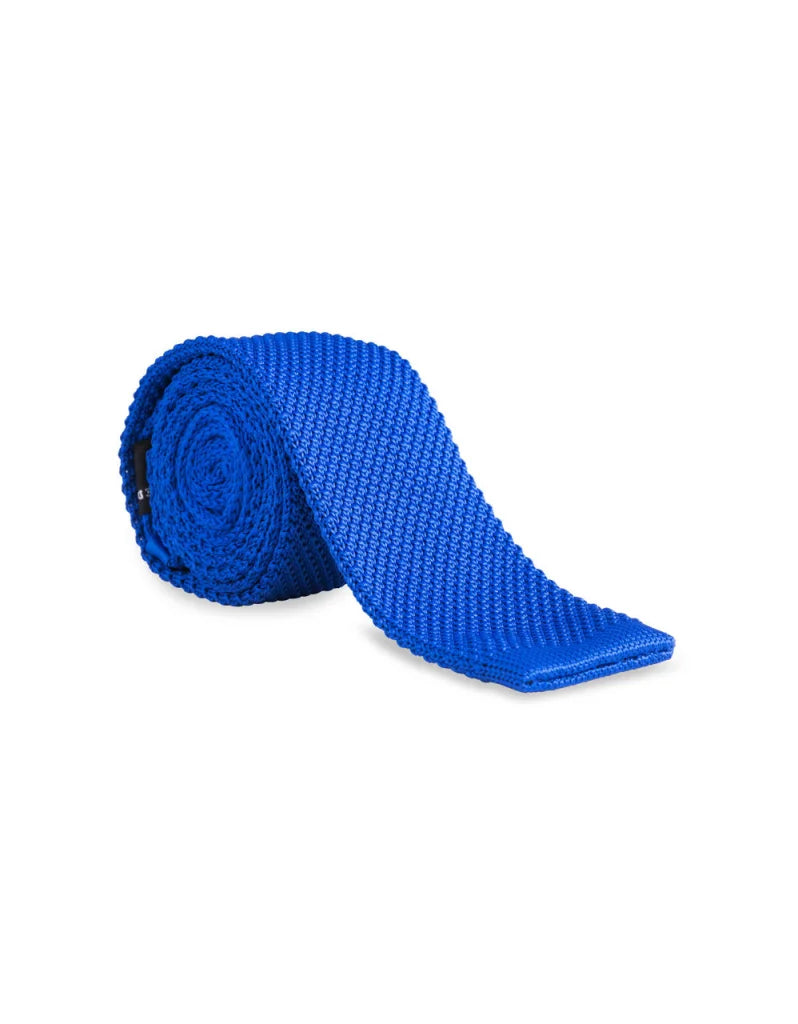 Gestrickte Krawatte Garrison Limited ozeanblau - stropdas
