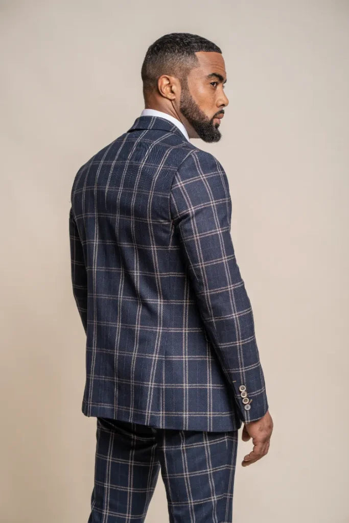 Hardy Anzug marineblau dreiteiliger Anzug Gentleman’s