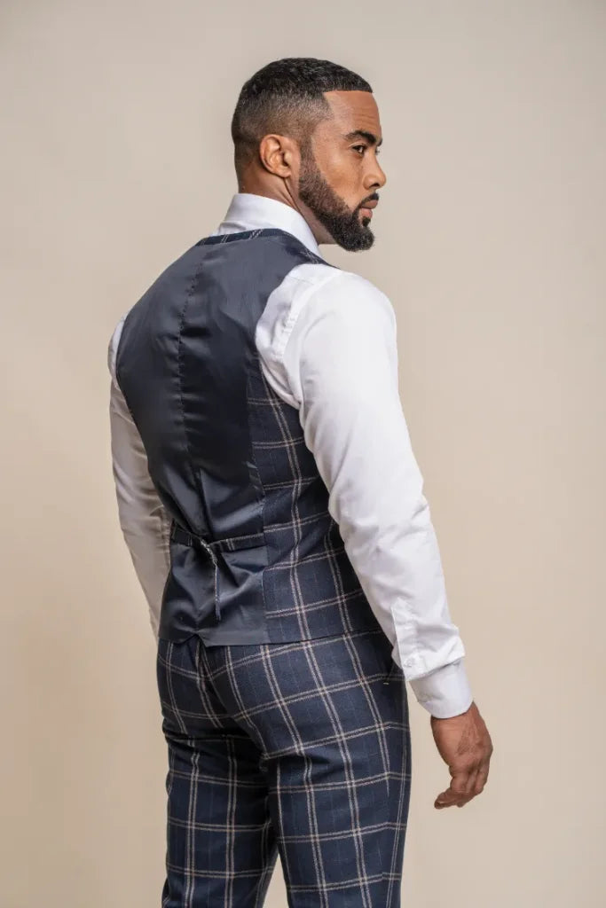 Hardy Anzug marineblau dreiteiliger Anzug Gentleman’s
