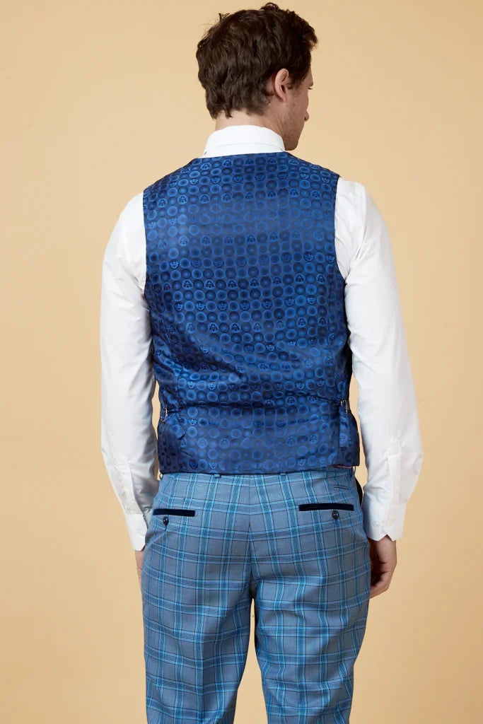 Herrenanzug Jose Sky Blue - 3 - teilig - driedelig pak
