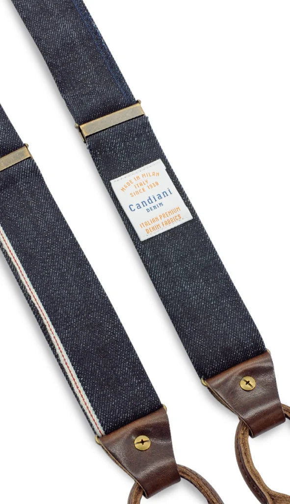 Hosenträger Classic Luxe Selvedge Sunday - blau