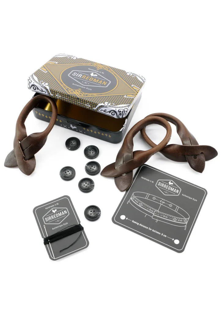 Hosenträger Gentleman Set Paisley Ceremony - champagne