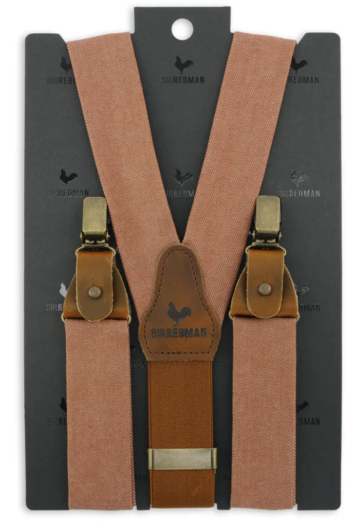 Hosenträger Gentleman’s rost Denim - rostorange