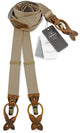 Szelki Gentleman's taupe denim