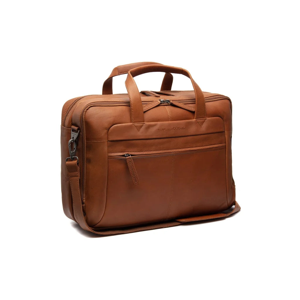 Laptop-Tas aus Leder - The Chesterfield Brand Ryan Cognac