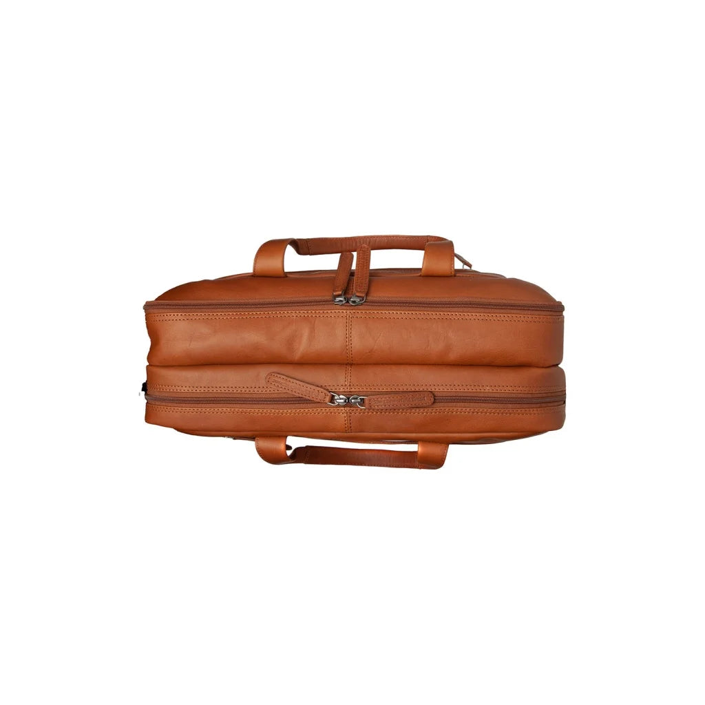 Laptop-Tas aus Leder - The Chesterfield Brand Ryan Cognac