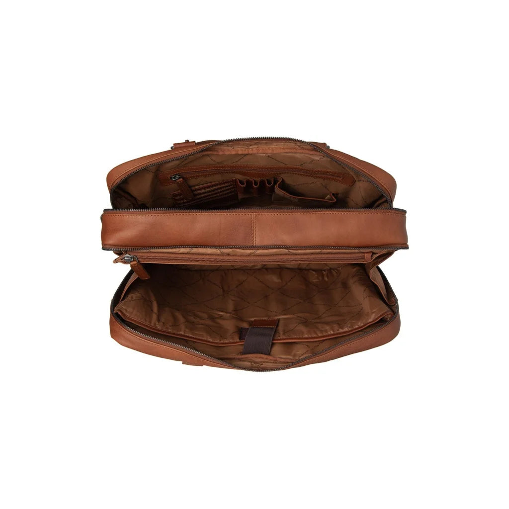 Leder Laptoptasche - The Chesterfield Brand Boston Cognac
