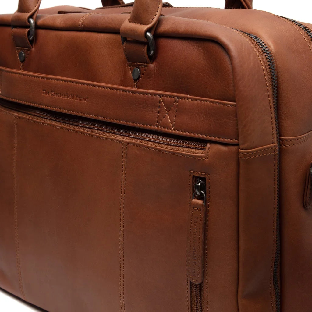Leder Laptoptasche - The Chesterfield Brand Boston Cognac