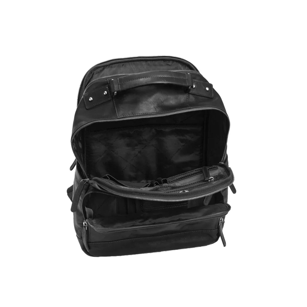 Leder Rucksack - The Chesterfield Brand Austin Schwarz