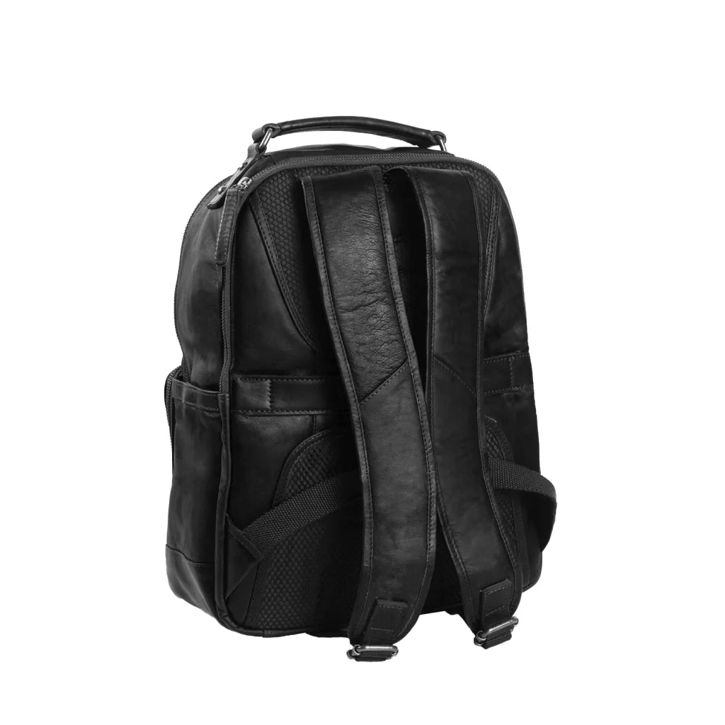 Leder Rucksack - The Chesterfield Brand Austin Schwarz